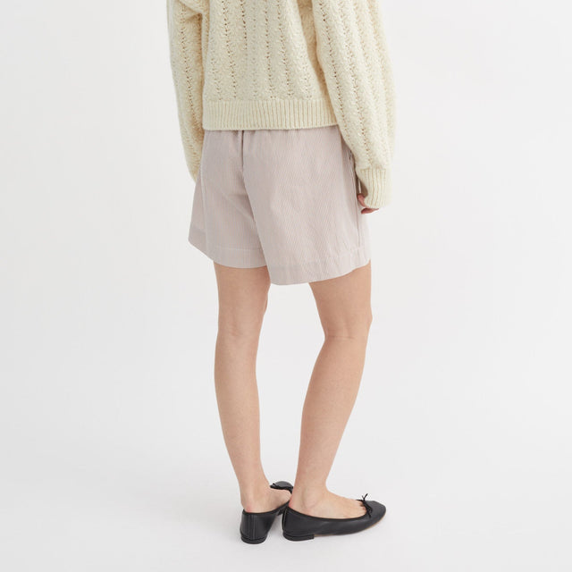 Edgar Shorts Warm beige/White stripe