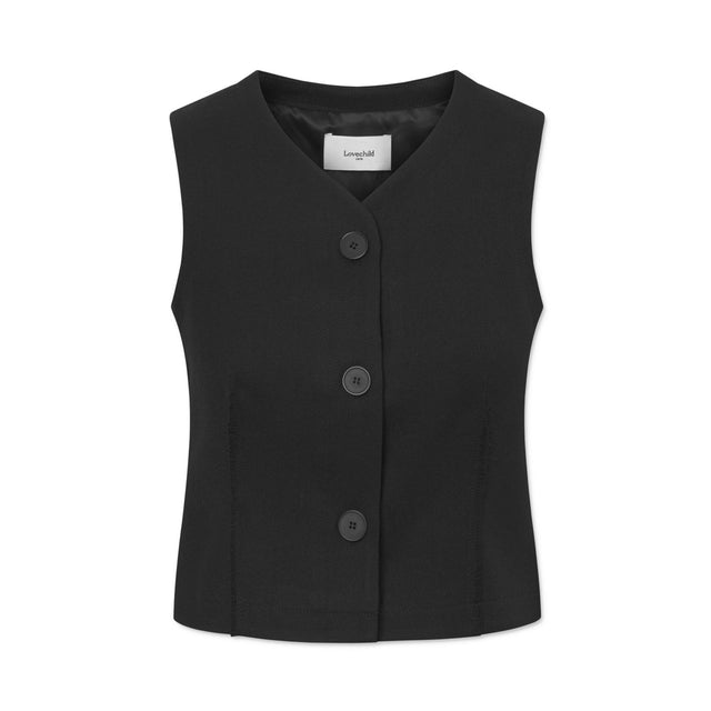 Violet Vest Black