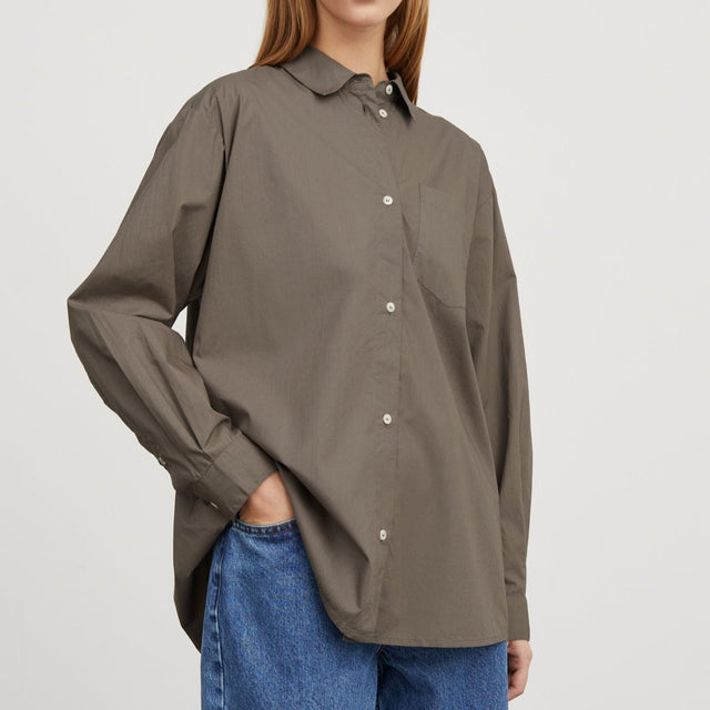 Edgar Shirt Cold Brown / Brown