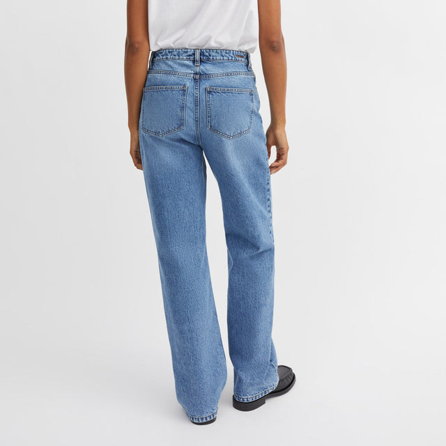 Maddy Straight Jeans Worn mid blue