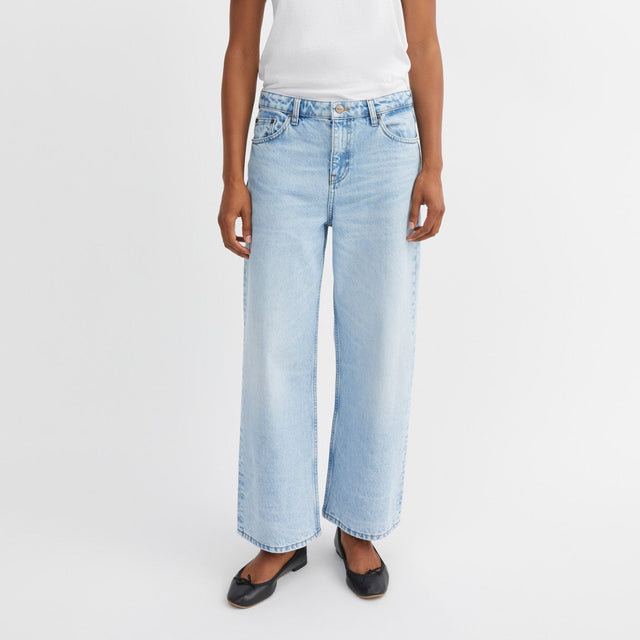 Taylor Cropped Jeans Worn light blue