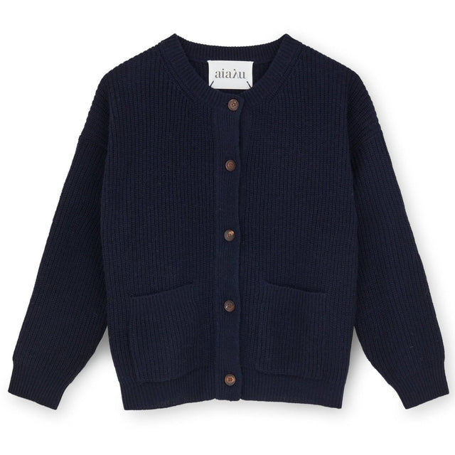 Bine Cardigan Black Blue