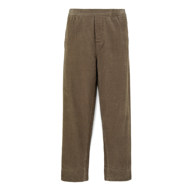 Coco Velvet Pants Brown Khaki