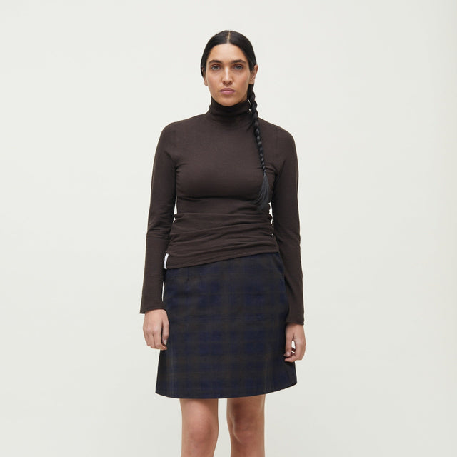 Mini Skirt Check Navy