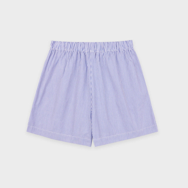 SRC Poplin Short Stripe Navy/Hvid