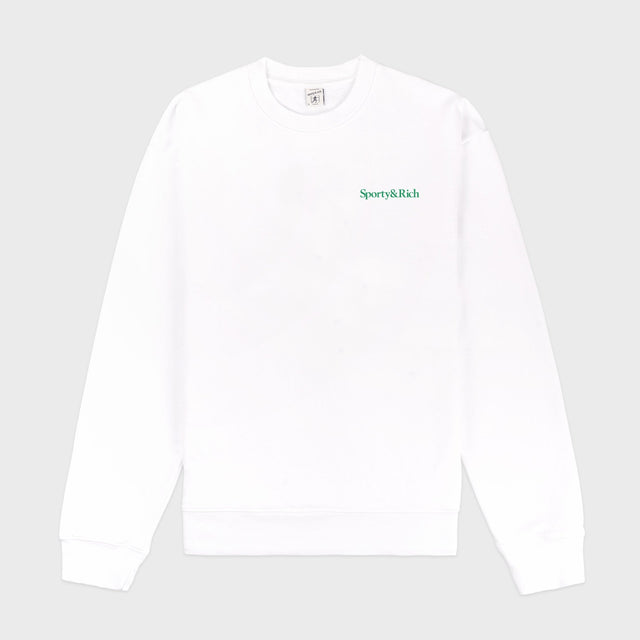 Drink More Water Crewneck White