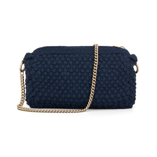 Helen Chain Classic Bag Navy