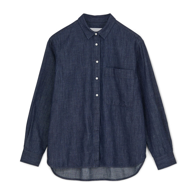 Lynette Shirt Dark Blue Jeans