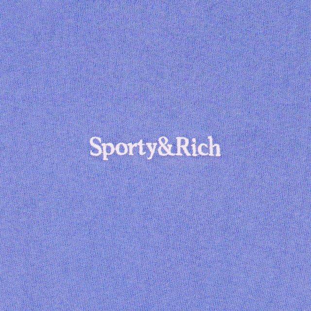 Serif Logo Sweatpant Dip Dye Blue/White