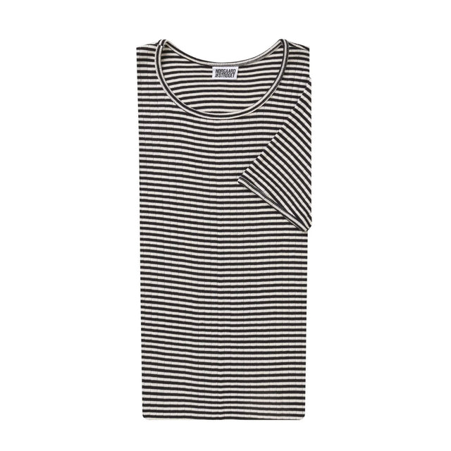 101 Short Sleeve NPS Stripes Black/Ecru