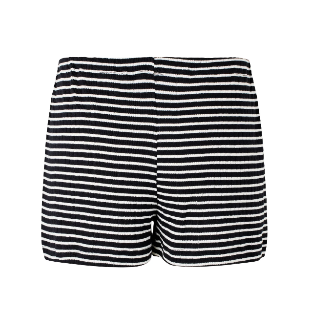 Nova Shorts NPS Stripes Sort/Råhvid