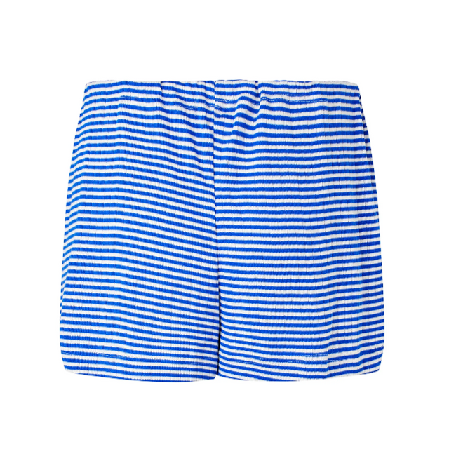 Nova Shorts Fine Stripe blå/Råhvid