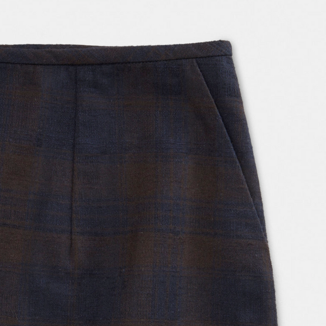 Mini Skirt Check Navy