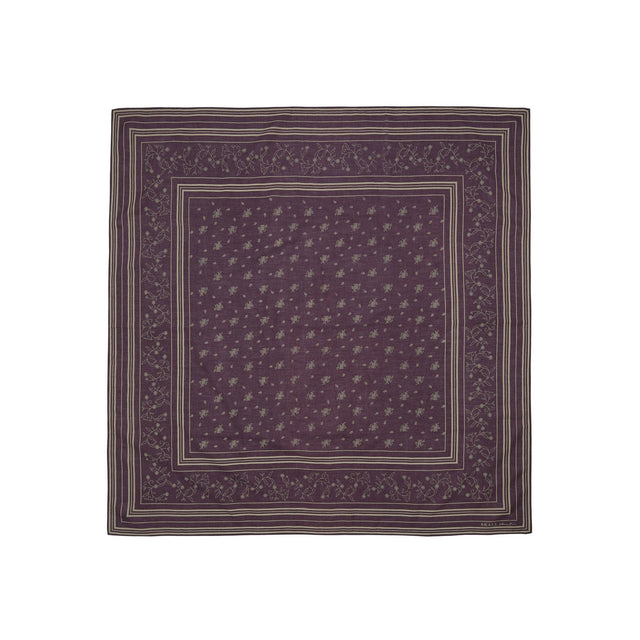 Skall Classic Scarf Violet/Oatmeal 90x90