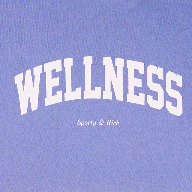 Wellness Ivy Crewneck Dip Dye Blå/hvid