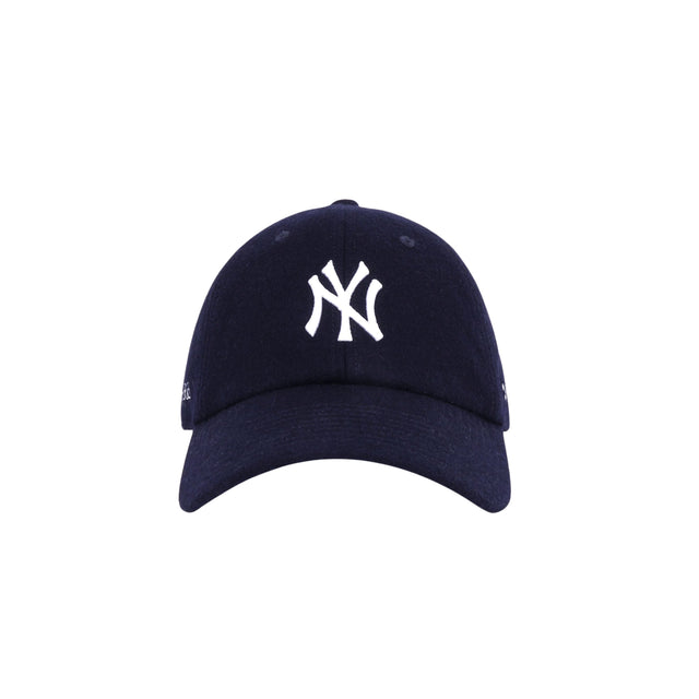 Yankees Serif Wool Hat Navy