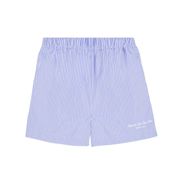 Hotel du Cap Cursive Poplin Shorts Blå Striber