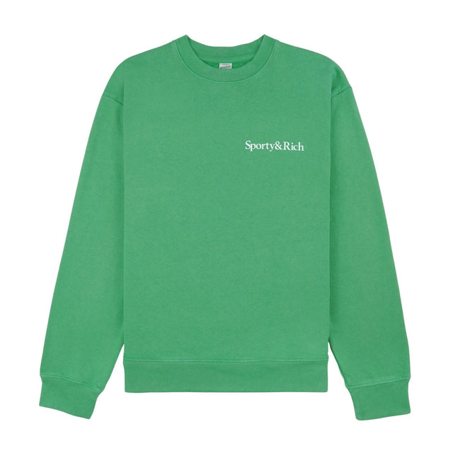 New Health &amp; Wellness Crewneck Green/White