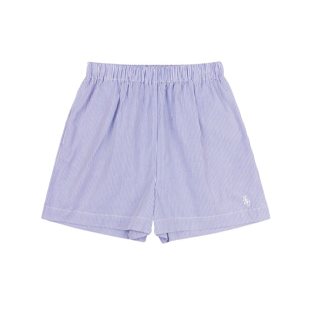 SRC Poplin Short Stripe Navy/Hvid